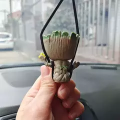 5-6cm árvore homem groot guardiões da galáxia marvel vingadores anime mini brinquedos figura de ação sentado groot crianças brinquedos presentes na internet