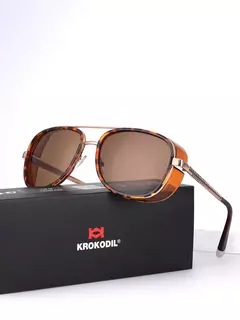 Tony stark óculos de sol para homens e mulheres, estilo steampunk, vintage, vermelho, gradiente, uv400 - comprar online