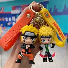 Anime naruto figura de ação brinquedos sílica gel chaveiro uchiha sasuke uchiha itachi hatake kakashi modelo boneca presentes das crianças - Wolf Magazine