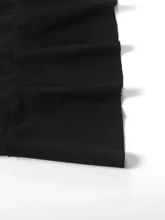 Imagem do Mini vestido sem encosto sem mangas preto feminino, Dobras sem encosto, Sexy Bodycon, Split Dress, Streetwear, Festa elegante, A-LINE, Verão, Novo
