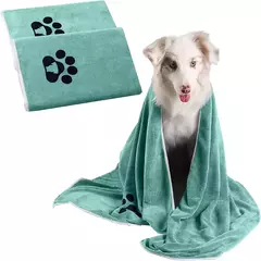 Toalhas de secagem rápida para cães e gatos, absorvente de água, pano de limpeza para animais de estimação, loja de animais de estimação, suprimentos de toalha de banho para animais de estimação na internet