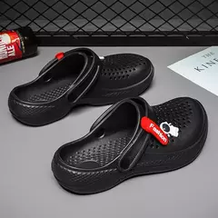 Chinelos leves e respiráveis EVA, sapatos masculinos de jardim, tamancos de casais, sapatos casuais de praia, sandálias ao ar livre, moda, novos - Wolf Magazine
