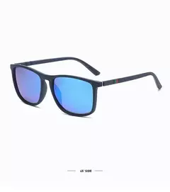 Óculos de sol quadrados polarizados para homens e mulheres, óculos de sol com armação grande, óculos de pesca clássicos - comprar online