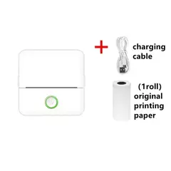 Mini impressora térmica portátil com Bluetooth, impressora sem fio, compatível com Android e iOS - loja online