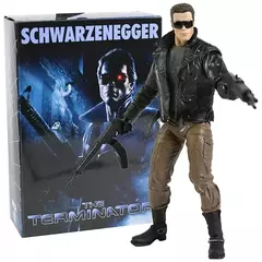 NECA Terminator 2: Dia do Julgamento T-800 Arnold Schwarzenegger Figura de ação em PVC brinquedo modelo colecionável 7 "18 cm na internet