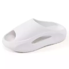 Chinelos antiderrapantes de fundo grosso masculinos, sandálias de praia, sapatos confortáveis para casais, moda esportiva, ao ar livre, EVA 36-45