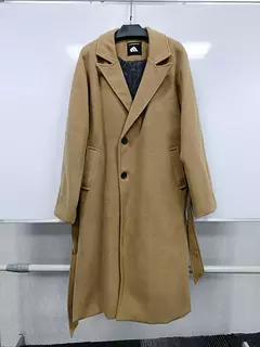 IEFB-Sobretudo de lã de peito único masculino, casaco casual solto, manga longa, tendência coreana, moda outono, inverno, novo, 9D1655 - comprar online
