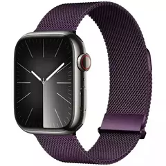Correia para Apple Watch Band, Pulseira Milanese, Cinto de Metal, 45mm, 44mm, 42mm, Ultra 49mm, 38mm, 40mm, 41mm, iWatch Series 9, 8, 7, 6, 5, 3, SE - Wolf Magazine