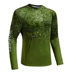 FEIYUE-Camisetas de Proteção Solar Respirável Masculina, Manga Comprida, Secagem Rápida, Caminhadas, Camisas de Pesca, Camuflagem, UPF 50 Plus, TOPS à Prova de UV - loja online