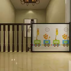 Cercas de barreira para cães de estimação, rede isolada para escadas, portão novo cercadinho dobrável de malha respirável para cerca de segurança de cães, portão de bebê