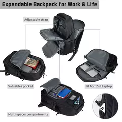 Imagem do Mochila de viagem tática impermeável para homens, mochilas de grande capacidade, esportes ao ar livre, bolsas multifuncionais 50L, 35L, 25L