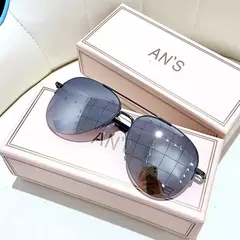 Óculos de sol gradiente anti-reflexo para homens, armação grande, óculos de sol piloto, uv400, moda - Wolf Magazine
