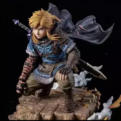 Em estoque 38cm a lenda de zelda figuras de jogo link estatueta gk estátua pvc colecionável modelo personalizado ornamento de mesa brinquedos presentes na internet