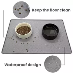 Pet placemat gato cão beber alimentação placemat alimentador esteiras gato alimentação esteira cão comida tigela esteira de silicone à prova dwaterproof água pet tigela almofada na internet