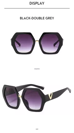 Óculos de sol quadrados retrô para homens e mulheres, marca de luxo, óculos de sol femininos, óculos UV400, moda nova - loja online