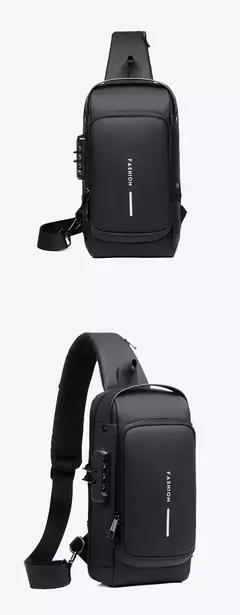 Bolsa de Ombro Multifuncional Anti-Roubo USB para Homens, Bolsa Crossbody Masculina, Messenger Pack, Travel Sling Chest Bags, Cross Body Pack - loja online