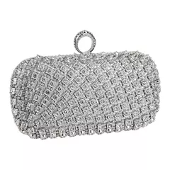 Bolsa quadrada de strass pequena, bolsa de ombro, bolsas femininas, carteiras, bolsa de noite para casamento, tendência, designer de luxo - comprar online