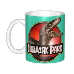 Dinossauro personalizado World Jurassic Park Canecas DIY Horror Movie Ceramic Ch - comprar online