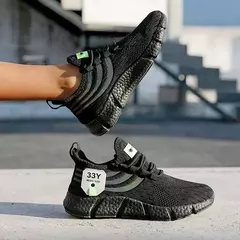 Imagem do Sapatilhas femininas vulcanizadas leves, calçados esportivos casuais, tênis de caminhada, tênis respirável, verão