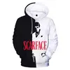 Scarface-Homens e Mulheres 3D Impresso Hoodies Filme, Moletom Moda, Harajuku Streetwear, Hoodie de grandes dimensões, Pullover, Tony Montana, Novo