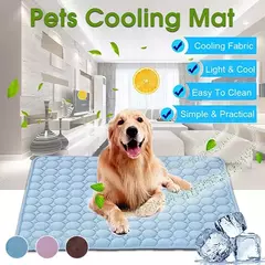 Esteira de resfriamento para cães e gatos, cobertor lavável, cama respirável, almofada de verão, sofá, pequeno, médio, grande, carro