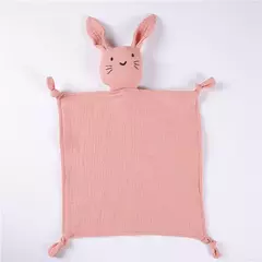 Imagem do New Born Baby Musselina Cobertor de Segurança, Acalme Appease Toalha, 100% Algodão Orgânico, Gato, Coelho, Coelho, Toy Ins, Consolador, Adorável