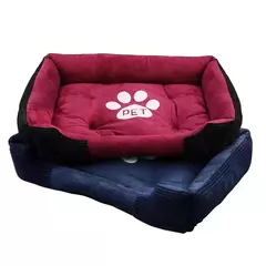 Ninho macio de algodão lavável para animais de estimação, cama de osso quente, cestas, canil, produtos para a casa, pequeno, médio, grande, cachorro, gato - loja online