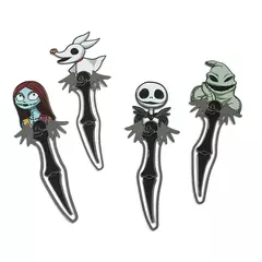 Pesadelo antes do natal figura marcadores para fãs de filmes da disney gótico jack sally zero oogie boogie livro página clipe marcas presentes