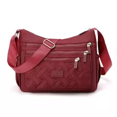 Impermeável Nylon Crossbody Shoulder Bag para Mulheres, Messenger Bags, Ladies Handbag