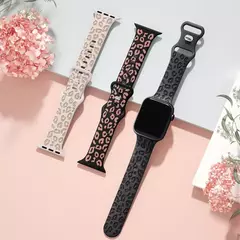 Pulseira de Silicone Gravada para Apple Watch, Faixa 45mm, 44mm, 42mm, 41mm, 40mm, 49mm, 44mm, Pulseira Correa, Série 8, 9, 7, SE, 6, 5, 4, 3, ultra 2 - Wolf Magazine