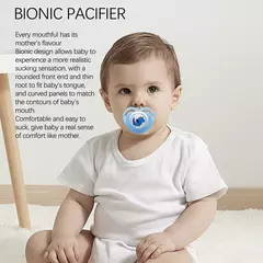 Chupeta Impresso dos desenhos animados com capa protetora contra poeira, silicone macio, dê uma mãe como senso de segurança para bebês, bonito, 0 a 3 anos de idade - loja online
