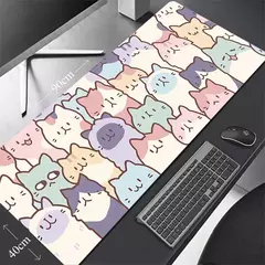 Tapete de rato de borracha antiderrapante, Tapete de rato grande, Big Desk Pad, Tapetes de teclado monstro - loja online