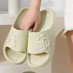 Imagem do Flip-flops para mulheres, sandálias de praia, chinelos de banho, plataforma grossa, slides para senhoras, interior, exterior, verão, 2022