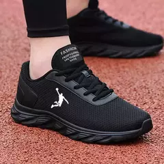 Tênis respirável masculino, confortável, clássico, casual, ao ar livre, caminhando, esporte, tênis na internet