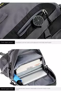 Imagem do Mochila de viagem impermeável de nylon para homens, mochila de viagem casual ao ar livre, senhoras caminhadas camping montanhismo, sacos esportivos para jovens, novo