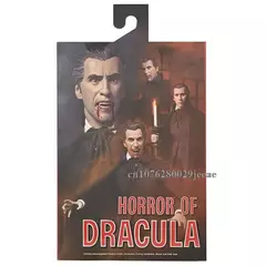 Original neca drácula figura universal monstros 1958 drácula horror de drácula anime figura de ação modelo boneca brinquedos personalizados presentes na internet