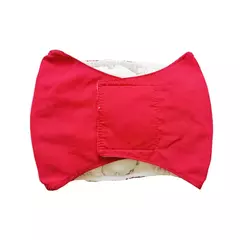 Masculino cão envoltório filhote de cachorro animal de estimação masculino cão calças fisiológicas roupa interior sanitária barriga banda fraldas pano algodão fralda envoltórios para menino cão - loja online