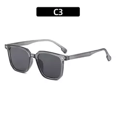 Óculos de sol quadrados retrô para homens e mulheres, óculos clássicos, alta qualidade, moda feminina, novo, 2024