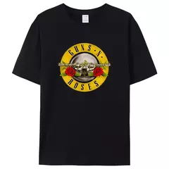 T-shirt de algodão estampado, banda de hard rock, Te Hip Hop, roupa de música masculina e feminina, verão 2022