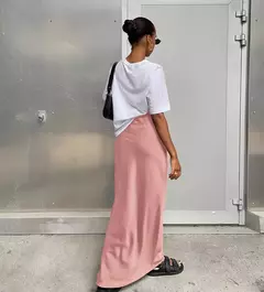 Mulheres cetim saia trompete preta, cintura alta, fina, longa, monocromática, elegante, escritório, feminina, moda, primavera, verão na internet