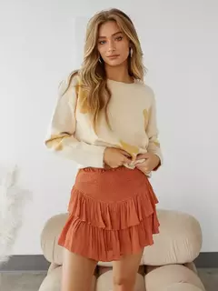 Mini-saia linha A feminina, cintura baixa, fina, monocromática, que combina tudo, casual, doce, sexy, streetwear de moda feminina, verão, Y2K - comprar online