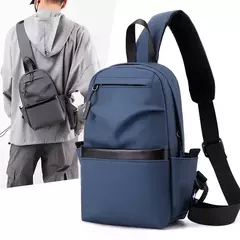 Bolsa de peito masculina 2024 nova moda na moda marca cruz saco de ombro casual crossbody saco ins telefone móvel pequena mochila - comprar online