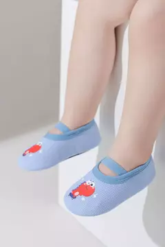 Imagem do Meias internas quentes antiderrapantes para crianças, sapatos de bebê, meninos e meninas, parque de diversões, jardim de infância, bebê