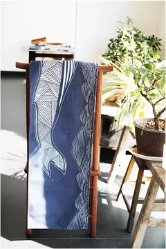 Simples chinês Lotus Table Runner, japonês Wave Table Flag, Koi Fish Toalha de Mesa, Acessórios para Cerimônia do Chá, Estilo Nacional na internet
