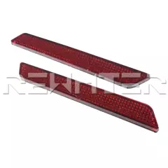 Motocicleta ABS Refletores Adesivos, Tampa de trava de saco de sela, Harley Touring Street, Electra Glide, Road King, FLT, FLHT, 14-23, 2pcs