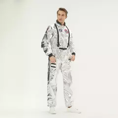 Halloween cosplay astronauta traje feminino e masculino astronauta macacão adulto espaço terno tira S-2XL na internet