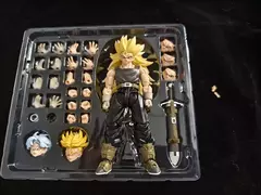 [EM ESTOQUE] NOVO SSS Studio Dragon Bdz S.H.F Figuarts SHF Dragon Son Trunks Ssj3 Super Saiyan 3 Anime Action Figure Toy Modelo Presente - Wolf Magazine