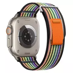 Imagem do Pulseira de Nylon para Apple Watch, Pulseira Respirável, Ultra 2, 49mm, Série 9, 8, 7, 45mm, 41mm, Esportes para iWatch 6, 5, 4, 3, SE, 44 milímetros, 40 milímetros, 42 milímetros