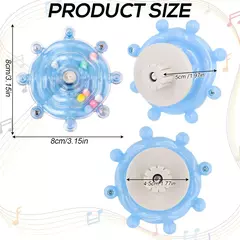 Brinquedo interativo da gaiola do pássaro do brinquedo do papagaio para o distribuidor giratório do deleite dos papagaios, para a estimulação mental e o entretenimento na internet