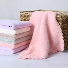 25x25cm 4 peças ultra-finas de fibra doméstica limpeza rosto desenhos animados de alta qualidade misturado com toalhas cachecol de toalha infantil